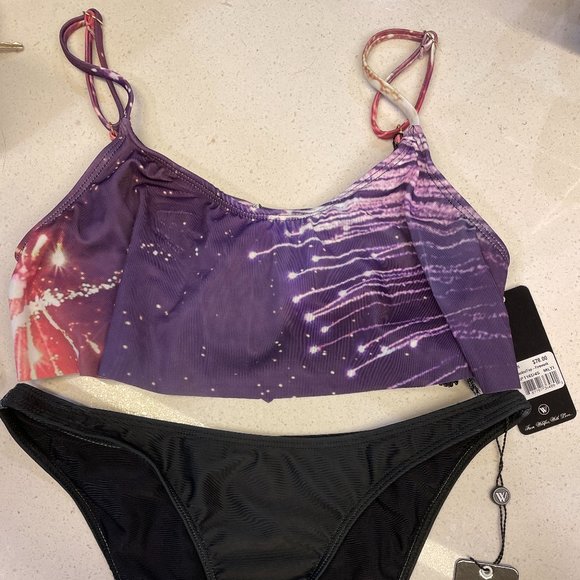 Wildfox Space Cadet Ruffle Swim top - Picture 2 of 2